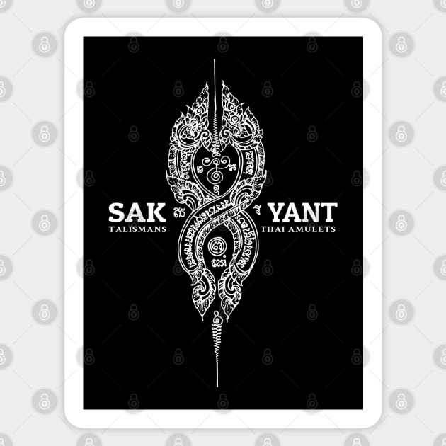 Tattoo Sak Yant Thai Serpent Sticker by KewaleeTee